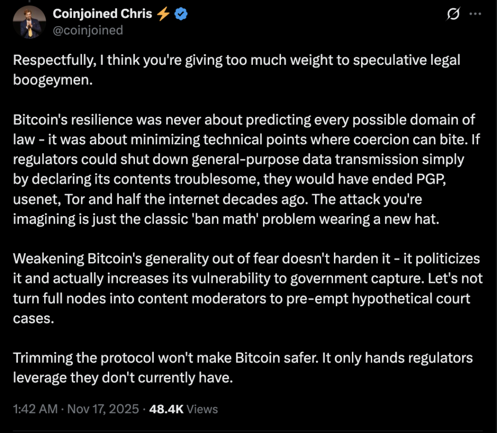 منبع: Coinjoined Chris